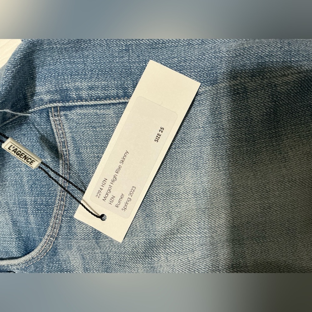 L'Agence Margot High Rise Skinny Jean Size 25 - Picture 8 of 12